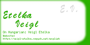 etelka veigl business card